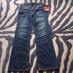 NWT True Religion Ella Big T Jeans